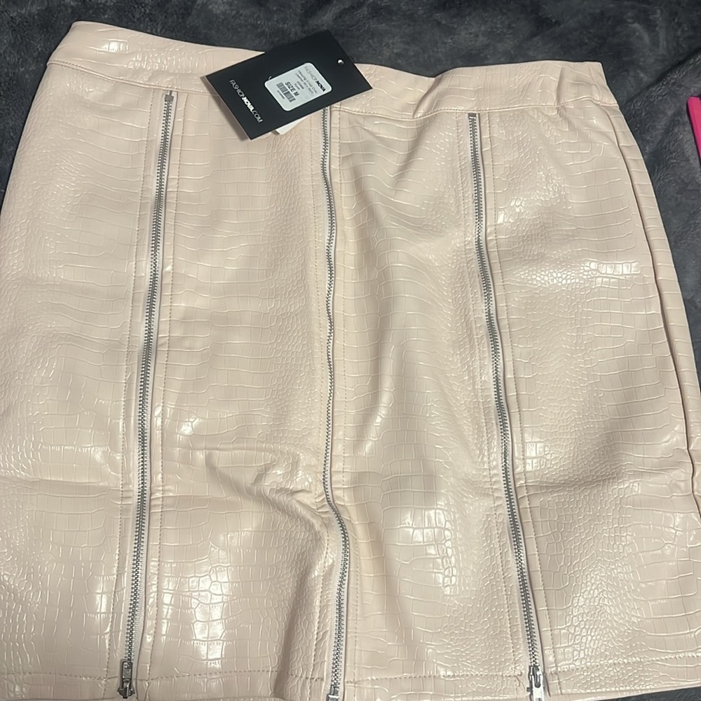 Mini Skirt - Nude
